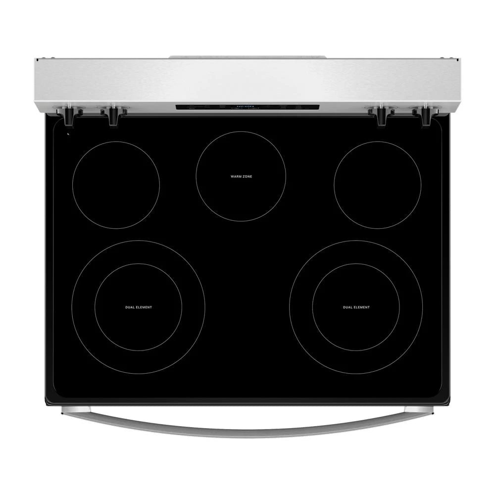 30-inch Electric Range with Air Cooking Technology and Steam Clean - (WFES4530SS)