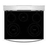 30-inch Electric Range with Air Cooking Technology and Steam Clean - (WFES4530SS)