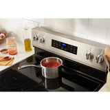 30-inch Electric Range with Air Cooking Technology and Steam Clean - (WFES4530SS)