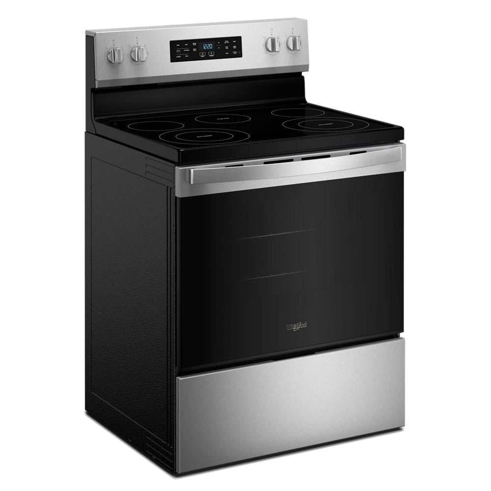 30-inch Electric Range with Air Cooking Technology and Steam Clean - (WFES4530SS)