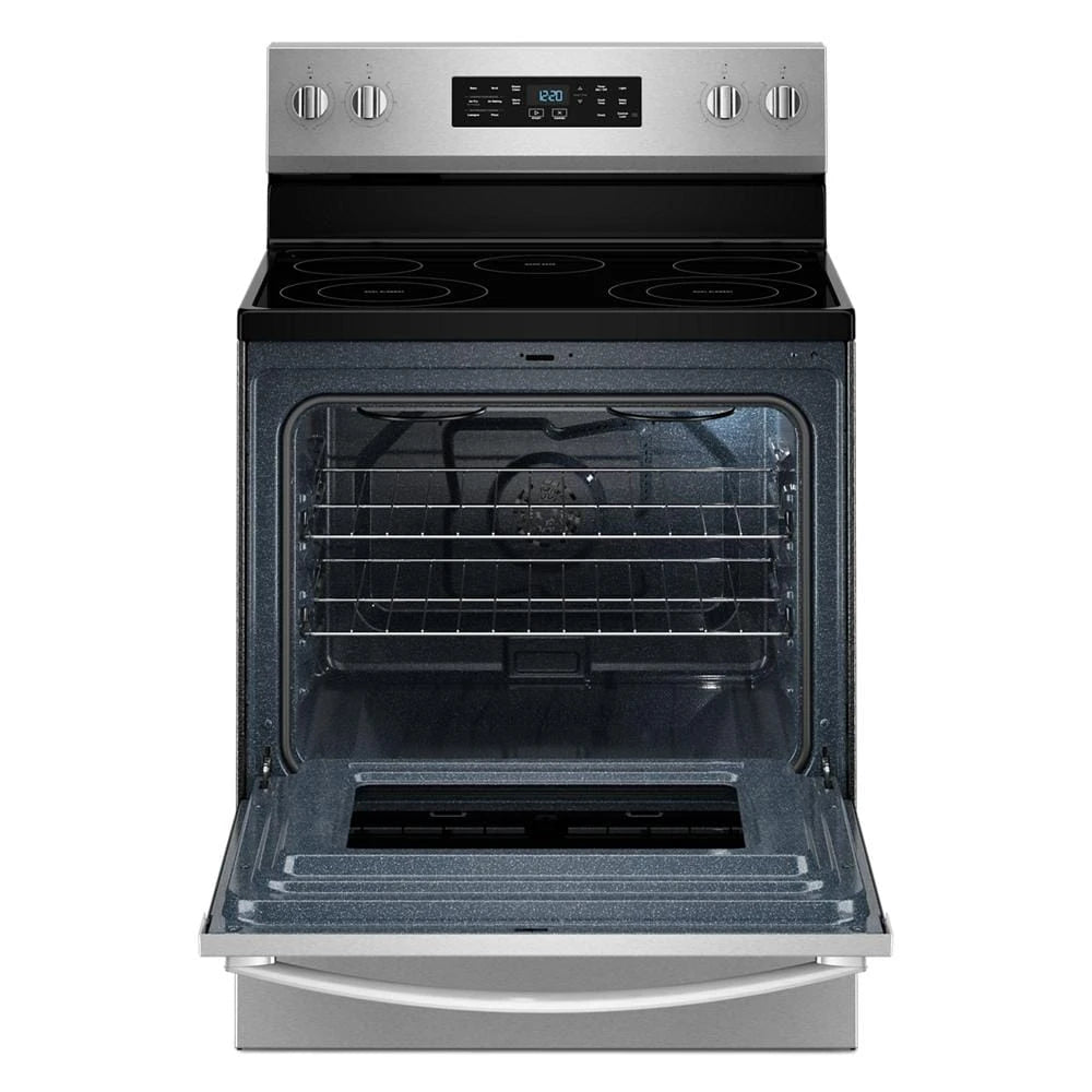30-inch Electric Range with Air Cooking Technology and Steam Clean - (WFES4530SS)