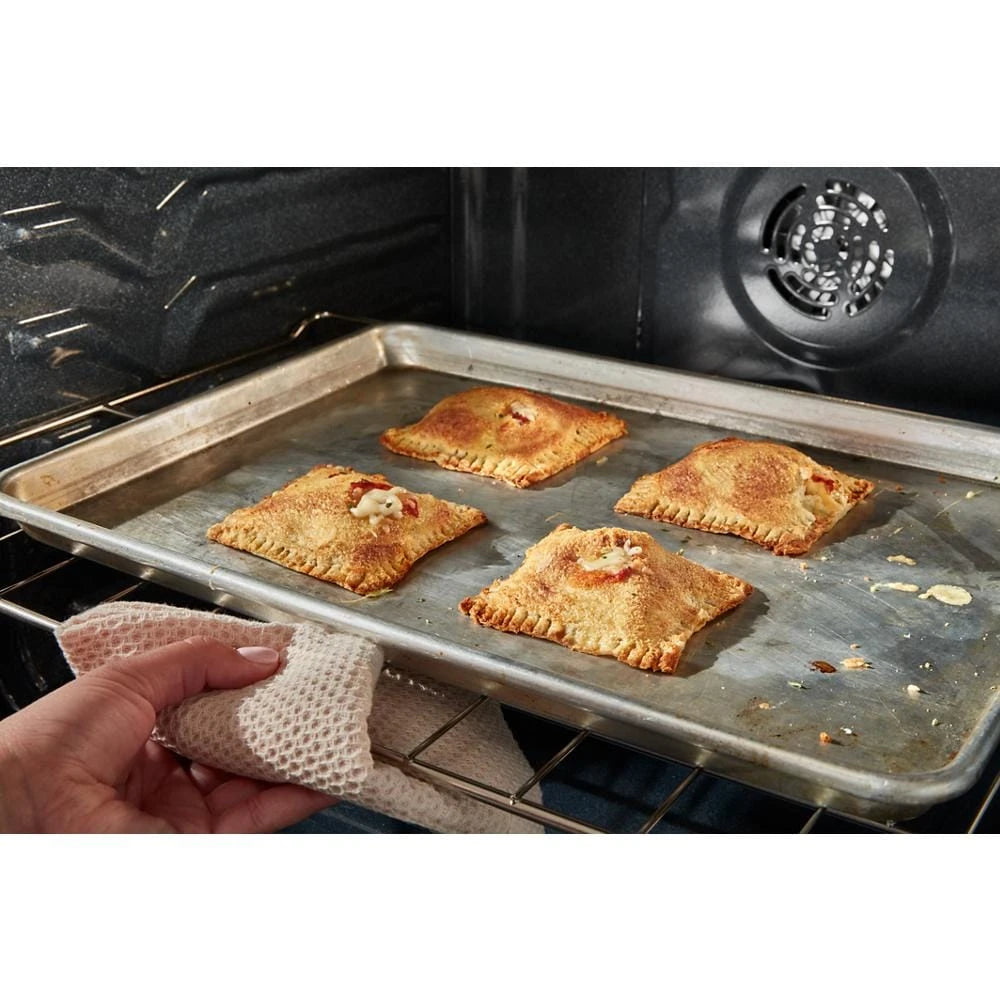 30-inch Electric Range with Air Cooking Technology and Steam Clean - (WFES4530SS)