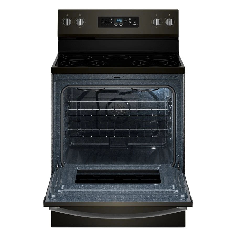 30-inch Electric Range with Air Cooking Technology and Steam Clean - (WFES4530SV)