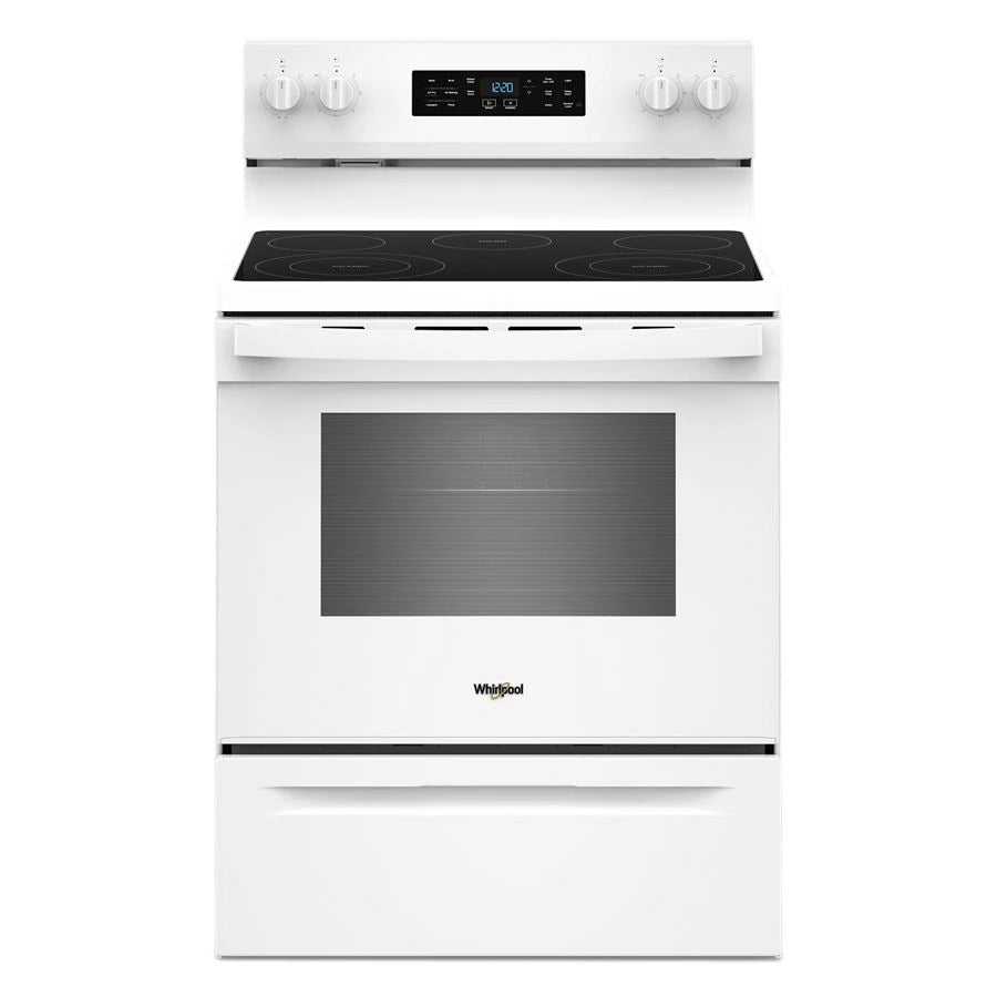 30-inch Electric Range with Air Cooking Technology and Steam Clean - (WFES4530SW)