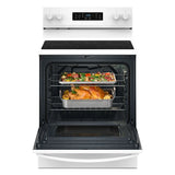 30-inch Electric Range with Air Cooking Technology and Steam Clean - (WFES4530SW)