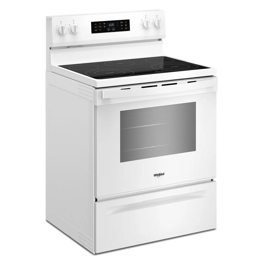30-inch Electric Range with Air Cooking Technology and Steam Clean - (WFES4530SW)