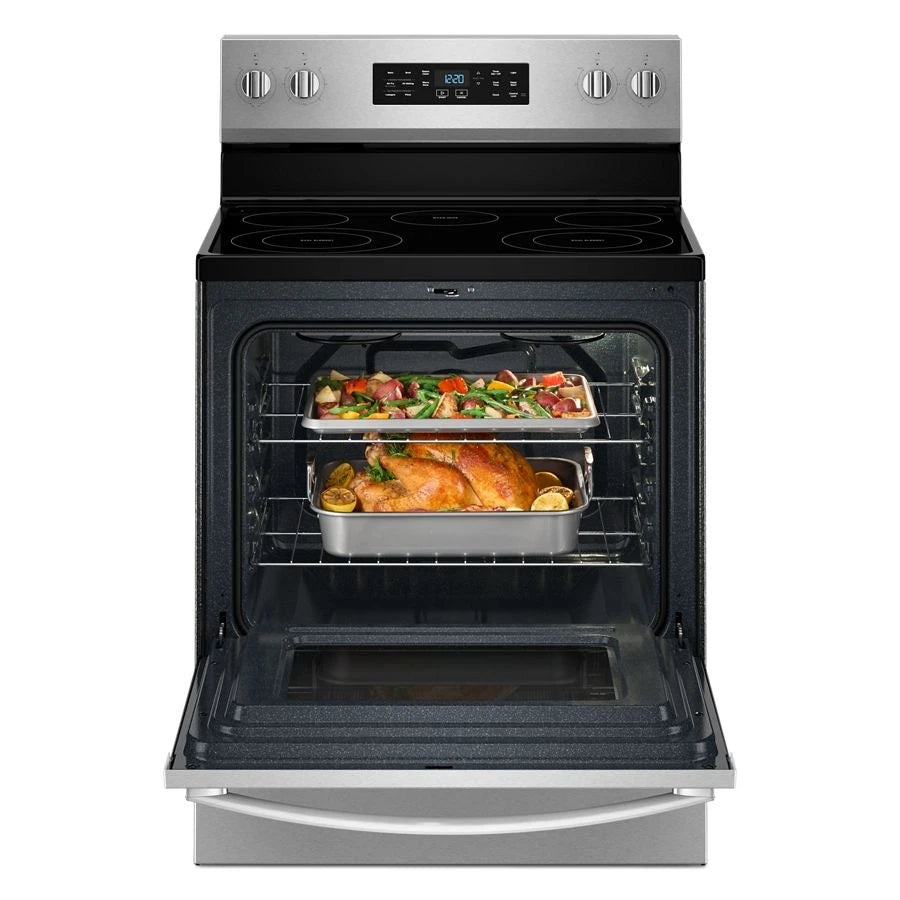 30-inch Electric Range with Air Cooking Technology and Steam Clean - (WFES4530SZ)