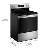 30-inch Electric Range with Air Cooking Technology and Steam Clean - (WFES4530SZ)