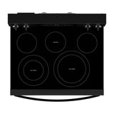 30-inch Energy Star Electric Range with Air Cooking Technology, No Preheat Air Fry and Air Baking and Self Clean - (WFES5030RB)