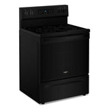 30-inch Energy Star Electric Range with Air Cooking Technology, No Preheat Air Fry and Air Baking and Self Clean - (WFES5030RB)
