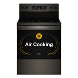 30-inch Energy Star Electric Range with Air Cooking Technology, No Preheat Air Fry and Air Baking and Self Clean - (WFES5030RV)
