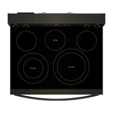 30-inch Energy Star Electric Range with Air Cooking Technology, No Preheat Air Fry and Air Baking and Self Clean - (WFES5030RV)