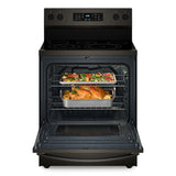 30-inch Energy Star Electric Range with Air Cooking Technology, No Preheat Air Fry and Air Baking and Self Clean - (WFES5030RV)