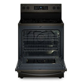 30-inch Energy Star Electric Range with Air Cooking Technology, No Preheat Air Fry and Air Baking and Self Clean - (WFES5030RV)
