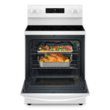 30-inch Energy Star Electric Range with Air Cooking Technology, No Preheat Air Fry and Air Baking and Self Clean - (WFES5030RW)