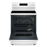30-inch Energy Star Electric Range with Air Cooking Technology, No Preheat Air Fry and Air Baking and Self Clean - (WFES5030RW)
