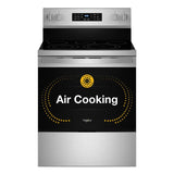 30-inch Energy Star Electric Range with Air Cooking Technology, No Preheat Air Fry and Air Baking and Self Clean - (WFES5030RZ)