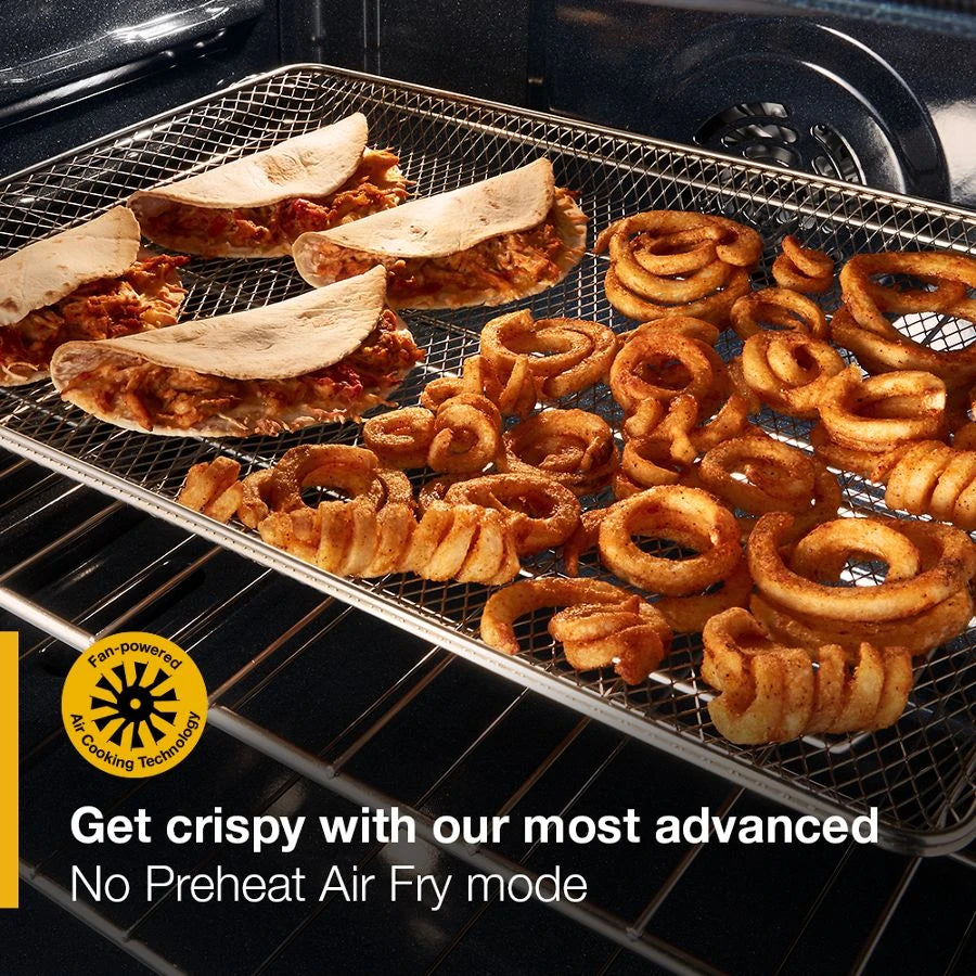 30-inch Electric Range with Air Cooking Technology - (WFES5730SB)