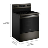 30-inch Electric Range with Air Cooking Technology - (WFES5730SV)