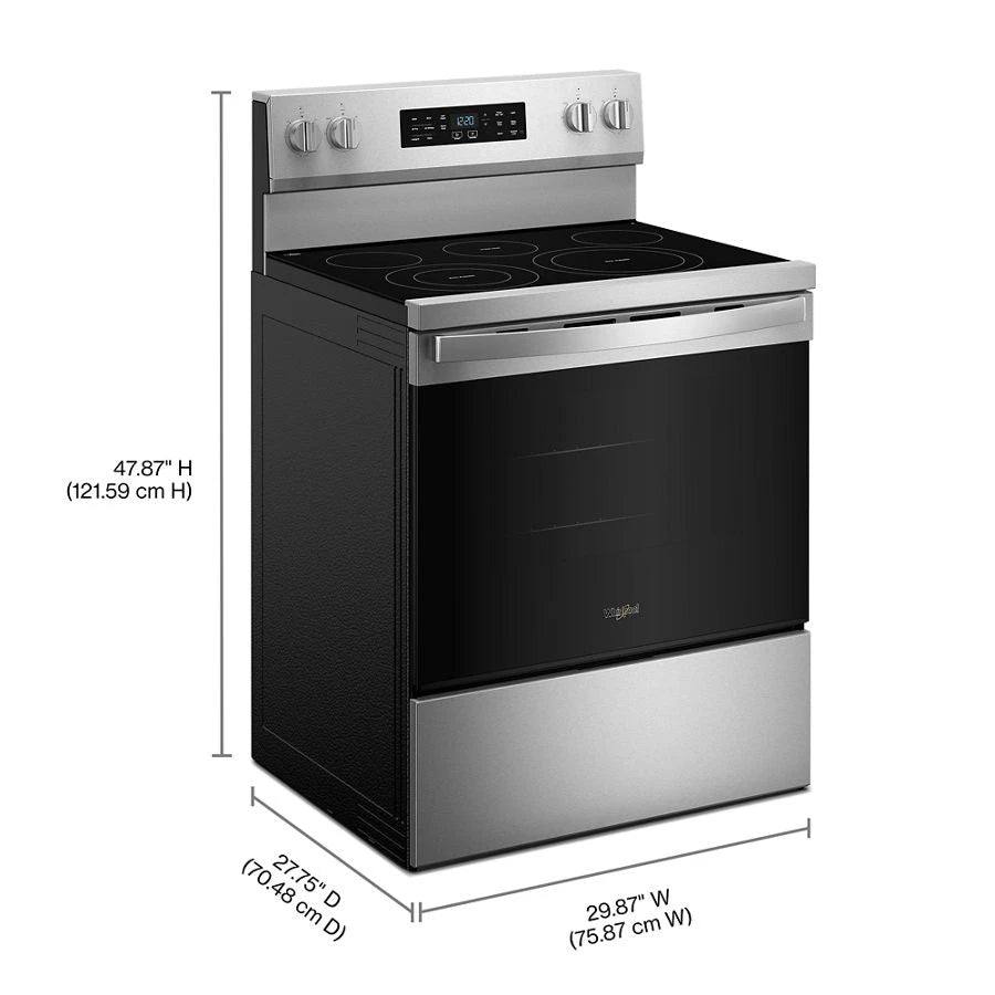 30-inch Electric Range with Air Cooking Technology - (WFES5730SZ)