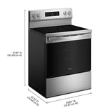 30-inch Electric Range with Air Cooking Technology - (WFES5730SZ)
