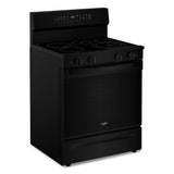 30-inch Electric Smart Range with Air Cooking Technology, No Preheat Air Fry, High Speed Preheat Oven, WipeClean™ Coating, and Steam/Self Clean - (WFES7530RB)