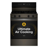 30-inch Electric Smart Range with Air Cooking Technology, No Preheat Air Fry, High Speed Preheat Oven, WipeClean™ Coating, and Steam/Self Clean - (WFES7530RV)
