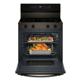 30-inch Electric Smart Range with Air Cooking Technology, No Preheat Air Fry, High Speed Preheat Oven, WipeClean™ Coating, and Steam/Self Clean - (WFES7530RV)