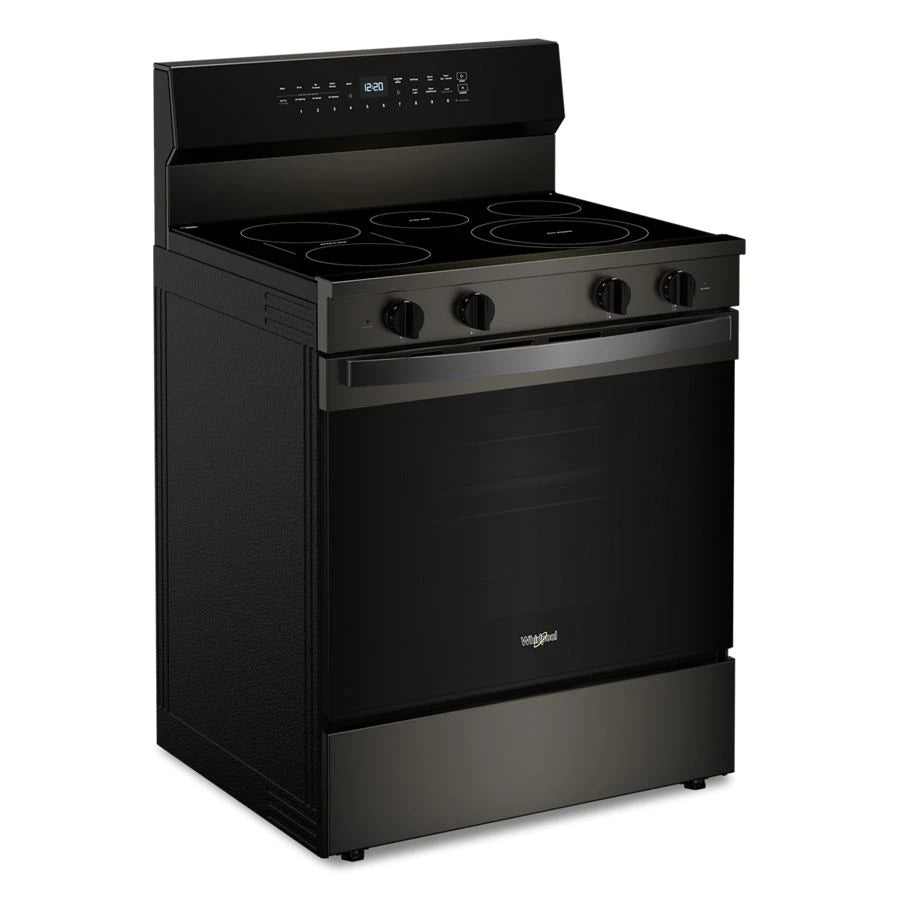 30-inch Electric Smart Range with Air Cooking Technology, No Preheat Air Fry, High Speed Preheat Oven, WipeClean™ Coating, and Steam/Self Clean - (WFES7530RV)