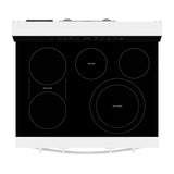 30-inch Electric Smart Range with Air Cooking Technology, No Preheat Air Fry, High Speed Preheat Oven, WipeClean™ Coating, and Steam/Self Clean - (WFES7530RW)