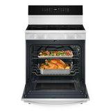 30-inch Electric Smart Range with Air Cooking Technology, No Preheat Air Fry, High Speed Preheat Oven, WipeClean™ Coating, and Steam/Self Clean - (WFES7530RW)