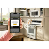 30-inch Electric Smart Range with Air Cooking Technology, No Preheat Air Fry, High Speed Preheat Oven, WipeClean™ Coating, and Steam/Self Clean - (WFES7530RW)