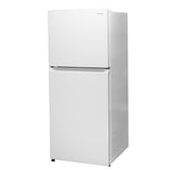 Woods WFF100W fridge angled view