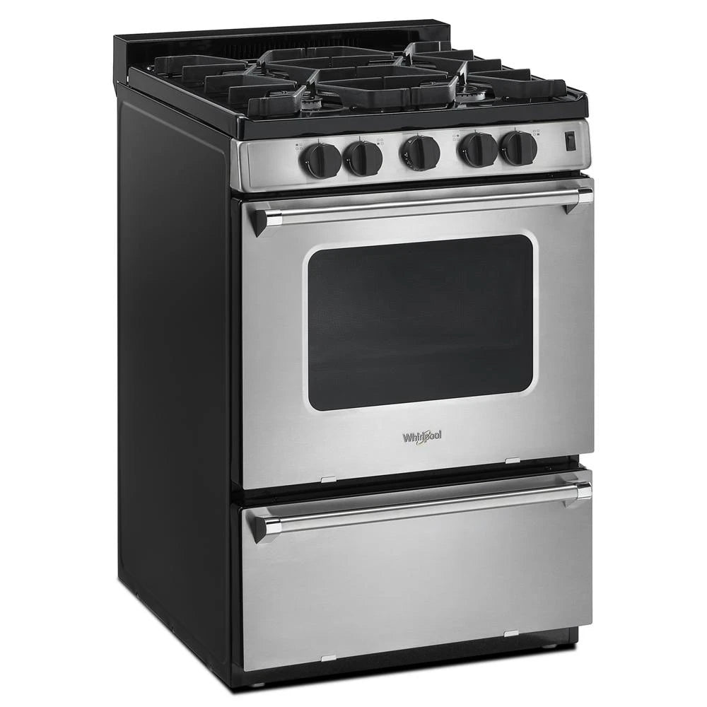 24-inch Freestanding Gas Range with Sealed Burners - (WFG500M4HS)