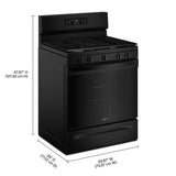 30-inch Gas Range with Air Cooking Technology and Steam Clean - (WFGS4530SB)