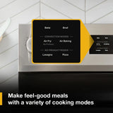 30-inch Gas Range with Air Cooking Technology and Steam Clean - (WFGS4530SS)