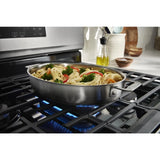 30-inch Gas Range with Air Cooking Technology and Steam Clean - (WFGS4530SS)