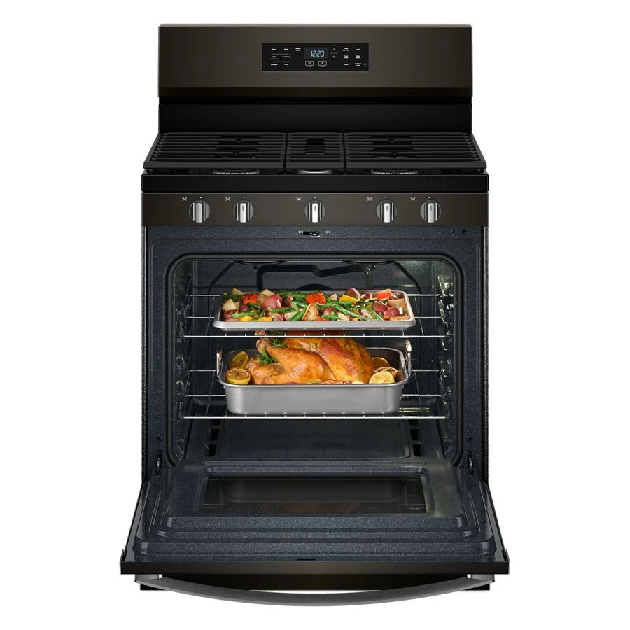 30-inch Gas Range with Air Cooking Technology and Steam Clean - (WFGS4530SV)