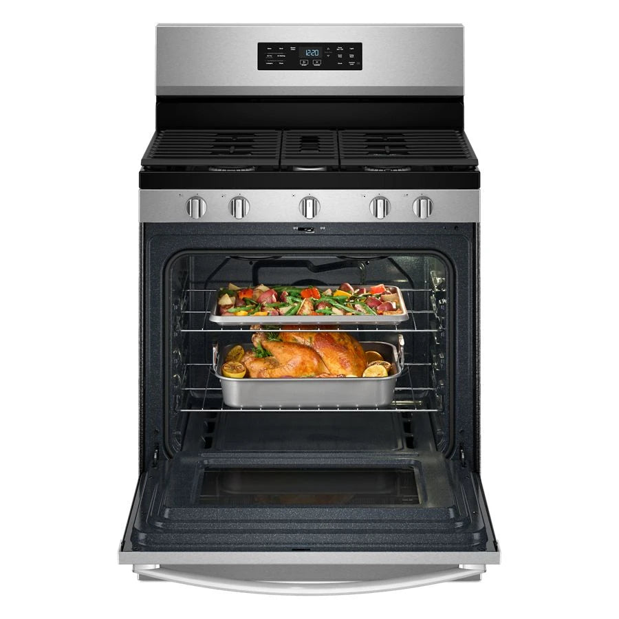 30-inch Gas Range with Air Cooking Technology and Steam Clean - (WFGS4530SZ)