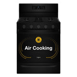 30-inch Gas Range with Air Cooking Technology, No Preheat Air Fry and Air Baking and Self Clean - (WFGS5030RB)