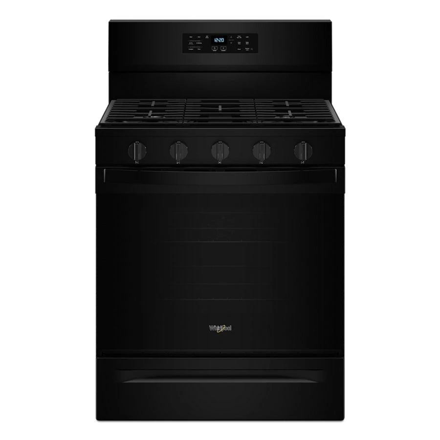 30-inch Gas Range with Air Cooking Technology, No Preheat Air Fry and Air Baking and Self Clean - (WFGS5030RB)