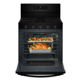30-inch Gas Range with Air Cooking Technology, No Preheat Air Fry and Air Baking and Self Clean - (WFGS5030RB)