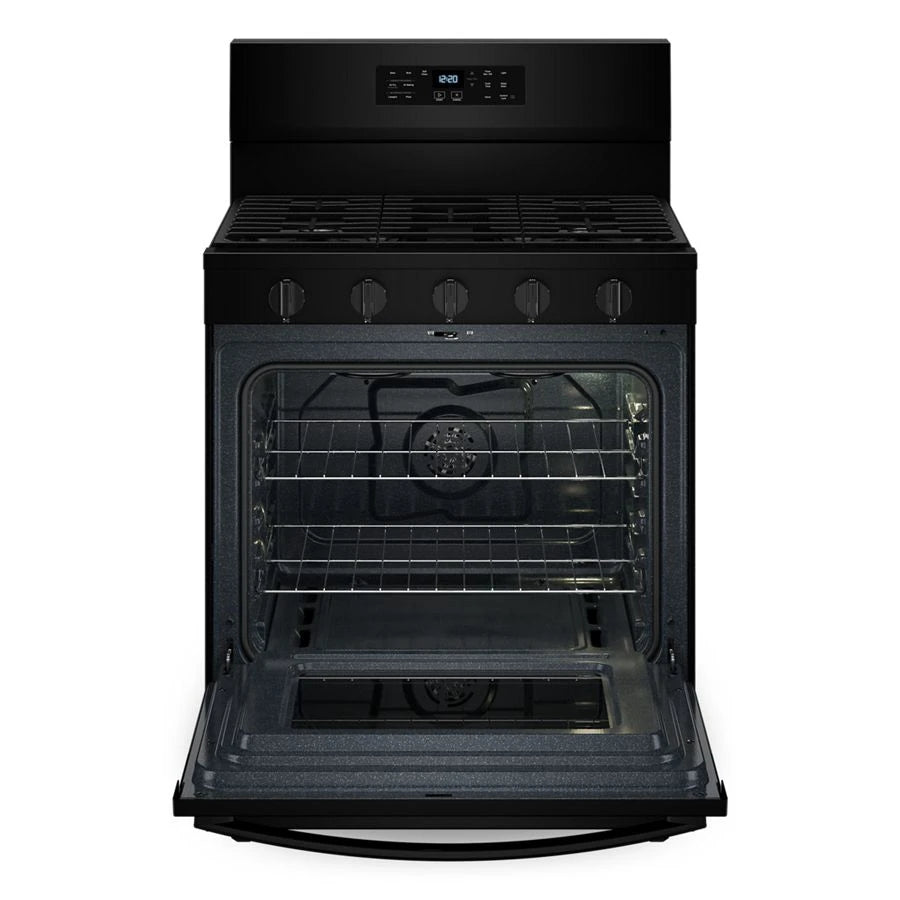 30-inch Gas Range with Air Cooking Technology, No Preheat Air Fry and Air Baking and Self Clean - (WFGS5030RB)