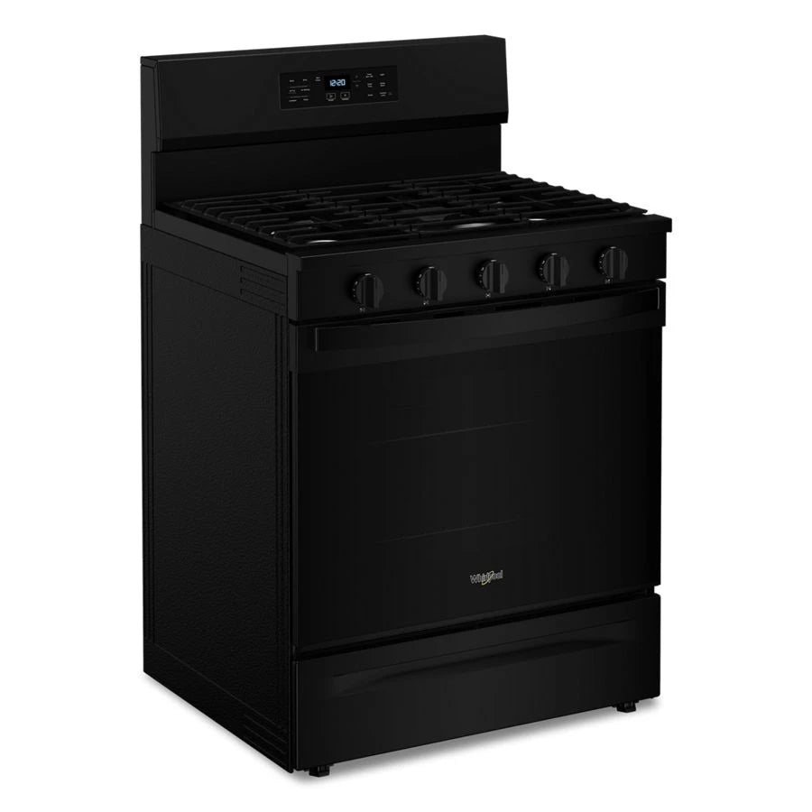 30-inch Gas Range with Air Cooking Technology, No Preheat Air Fry and Air Baking and Self Clean - (WFGS5030RB)