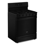 30-inch Gas Range with Air Cooking Technology, No Preheat Air Fry and Air Baking and Self Clean - (WFGS5030RB)