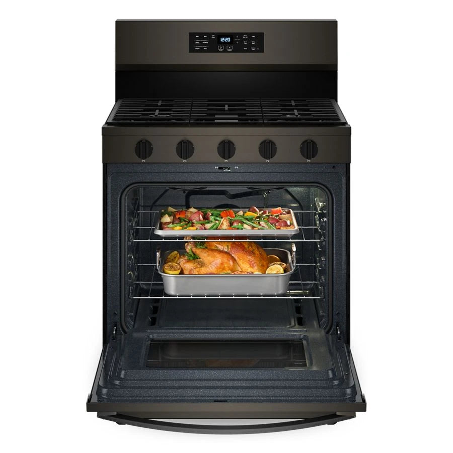 30-inch Gas Range with Air Cooking Technology, No Preheat Air Fry and Air Baking and Self Clean - (WFGS5030RV)