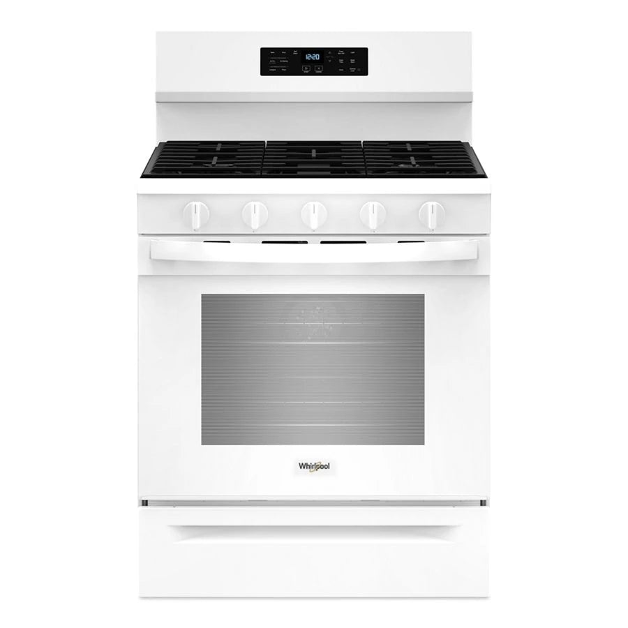 30-inch Gas Range with Air Cooking Technology, No Preheat Air Fry and Air Baking and Self Clean - (WFGS5030RW)