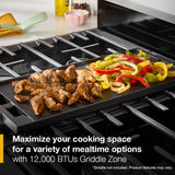 30-inch Gas Range with Air Cooking Technology, No Preheat Air Fry and Air Baking and Self Clean - (WFGS5030RW)