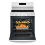30-inch Gas Range with Air Cooking Technology, No Preheat Air Fry and Air Baking and Self Clean - (WFGS5030RW)