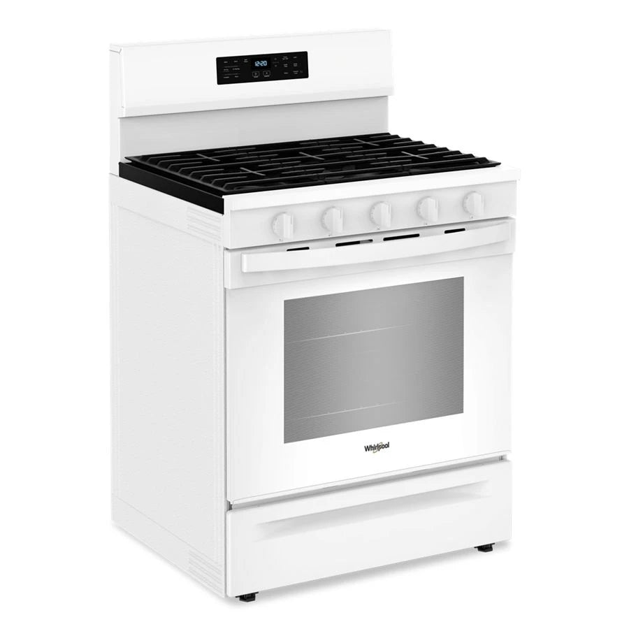 30-inch Gas Range with Air Cooking Technology, No Preheat Air Fry and Air Baking and Self Clean - (WFGS5030RW)